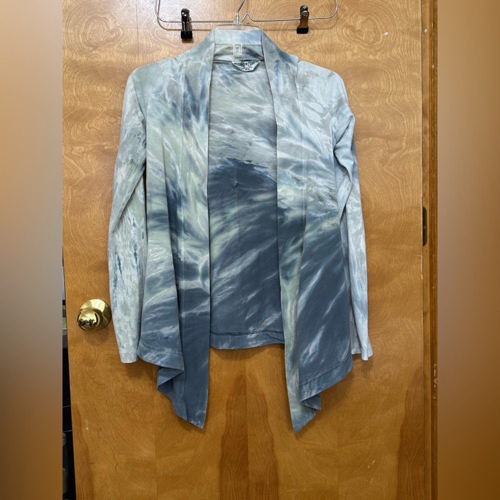 Hard Tail Tie Dye Open Front cardi wrap xs